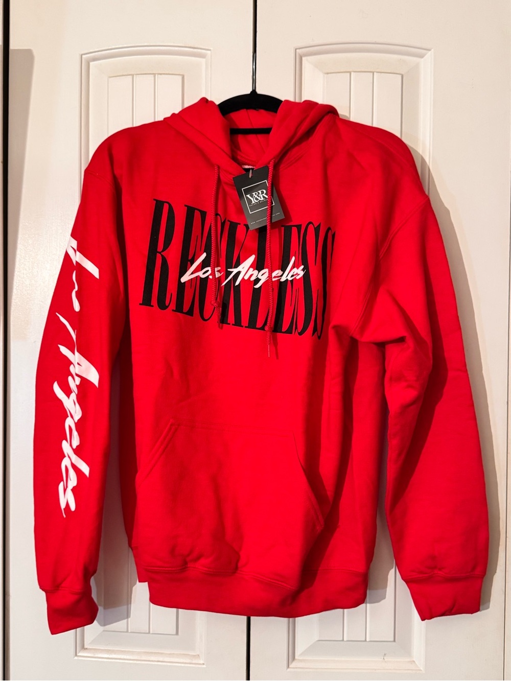 Young & Reckless Red 'Reckless' Los Angeles Hoodie